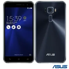 Zenfone 3 Preto Asus, com Tela de 5,2, 4G, 32 GB e Camera de 16 MP por R$1408