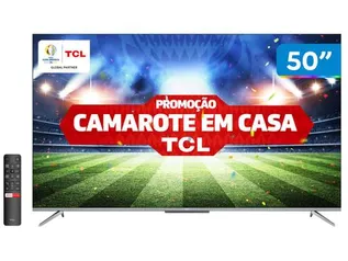 Smart TV 4K UHD LED 50” TCL 50P715 Android Wi-Fi - Bluetooth 3 HDMI 2 USB