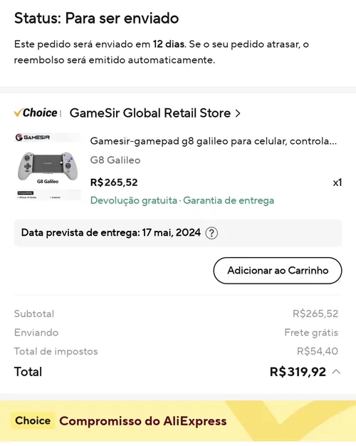 Imagen na descrição da promoção