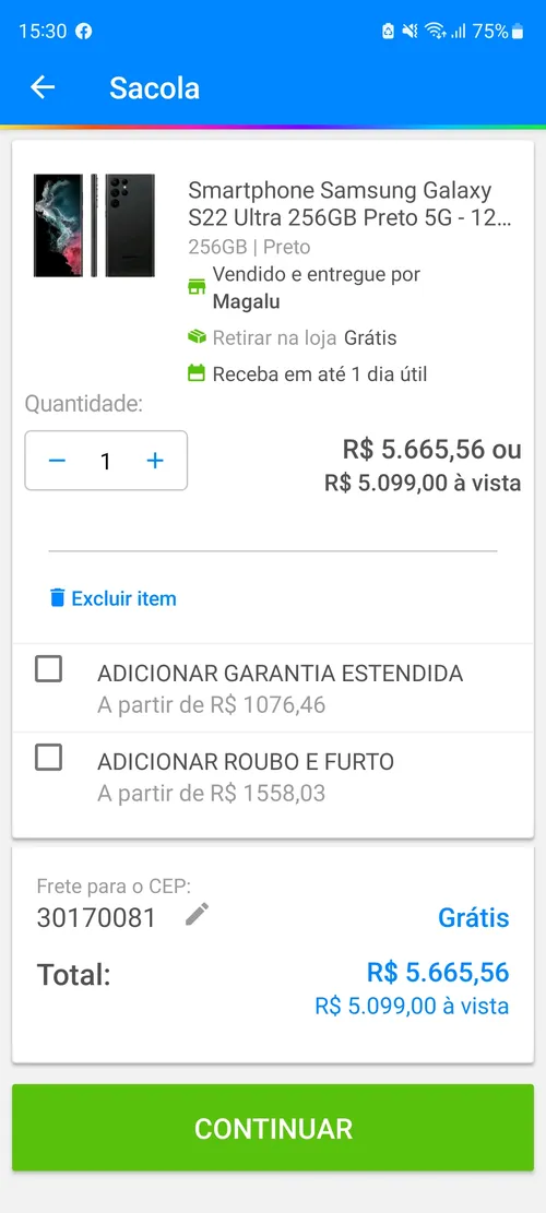 Imagen na descrição da promoção