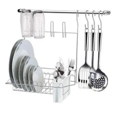 [PRIME] Cook Home Kit 8 Cozinha Arthi Cromado - R$89