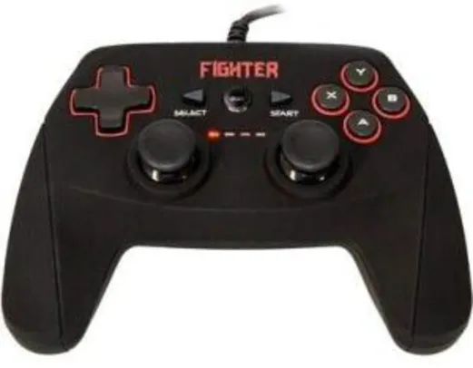 Controle Dual Shock Fighter Usb Dazz - PC / PS3