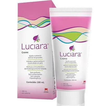 Luciara Creme Hidrat Preventivo De Estrias Na Gestação 200ml - Zodiac - Antiestrias 