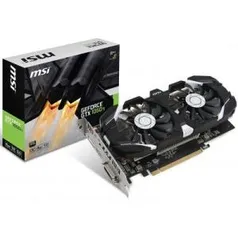 Placa de vídeo MSI GTX 1050TI 4GB DUAL FAN - R$ 739