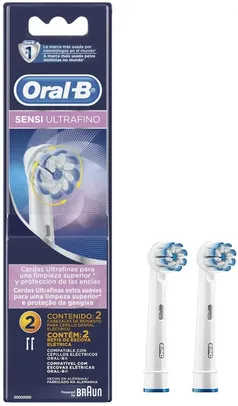 ( Prime + Recorrência ) Refil para escova elétrica Oral-B Sensi Ultrafino | R$27
