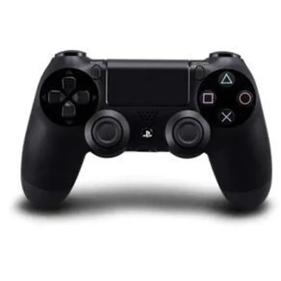 Controle Sem Fio Sony Dualshock 4 Preto - PS4 R$ 235