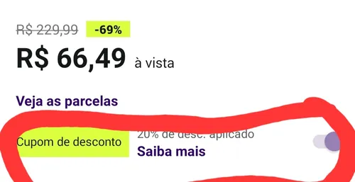 Imagen na descrição da promoção