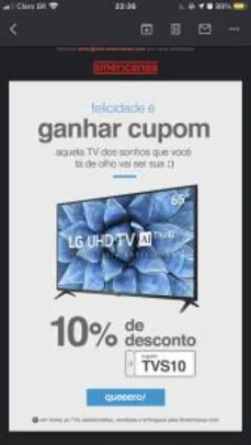 SMART TV - 10% de desconto