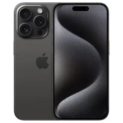 REEMBALADO: iPhone 15 Pro Max 512 GB -Titânio Preto