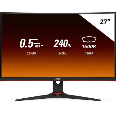 Product photo Monitor Gamer Aoc 27 Legend 240Hz Curvo C27G2ZE