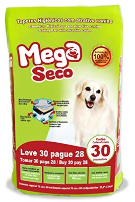 [Rec] Tapete Higiênico Mega Seco 65x60cm c/ 30 unidades