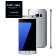 Smartphone Samsung Galaxy S7 Prata com 32GB Tela 5.1" Android 6.0 4G Câmera 12MP e Processador Octa-Core - Android - R$ 1583