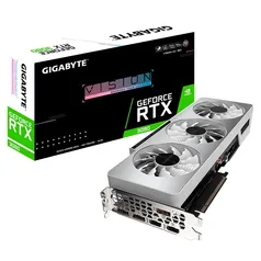 Placa de Vídeo Gigabyte NVIDIA GeForce RTX 3080 LHR Vision OC, 10GB, GDDR6X - GV-N3080VISION OC-10GD