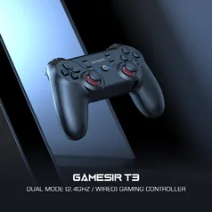 Gamesir t3 gamepad controlador de jogo sem fio joystick para android caixa tv desktop computador por