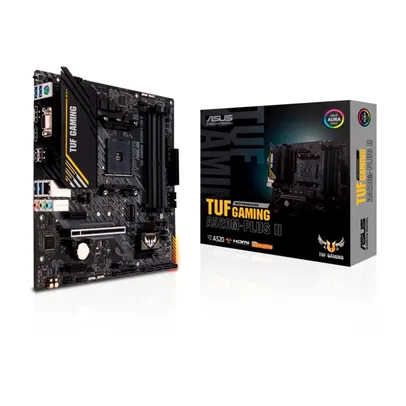 [Com Cashback Pelando 467R$] Placa Mãe Asus TUF GAMING A520M-PLUS II, AMD AM4, mATX, DDR4