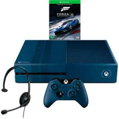[Submarino] Console Xbox One 1TB Edição Limitada + Game Forza 6 (Via Dowloand) + Headset com Fio + Controle Wireless

