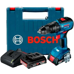 Parafusadeira/Furadeira de Impacto a Bateria 18V Li-Ion Brushless com Carregador 2 Baterias e Maleta - BOSCH-06019H51E0-000