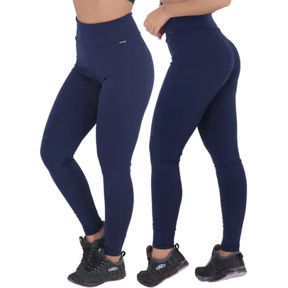 Calça Legging Flanelada Grossa Forrada Peluciada Plus Size P ao G2