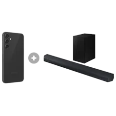 Combo Galaxy S23 FE Grafite 128GB + Soundbar HW-Q600C