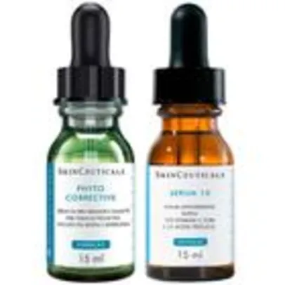 SkinCeuticals Rotina Séruns Essenciais Kit  Sérum Rejuvenescedor Facial + Sérum Corretor