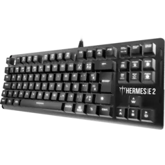 Teclado Mecânico Gamer Gamdias Hermes E2 Led White, Switch Red, ABNT2, TKL, HERMES E2 BR-RED