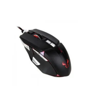 Mouse Gamer Riotoro Aurox, 10000 DPI, 8 botões, Black | R$190