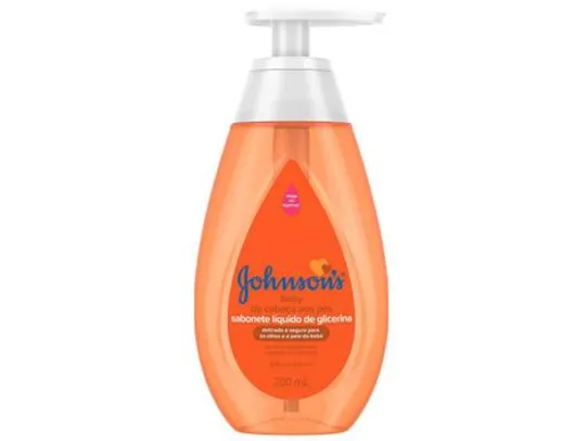 [APP | LEVE 3 PAGUE 2] Sabonete Líquido de Glicerina Johnsons Baby 200ml | R$9,93 cada