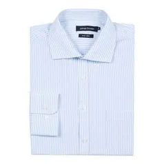 [Camisaria Colombo] Camisa Social Masculina Azul Listrada Vários Tamanhos por R$ 34