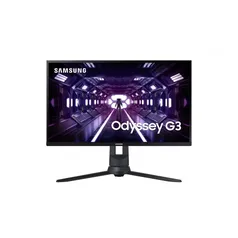 Monitor Gamer Samsung 24Pol, Full HD, 144 Hz, 1MS, HDMI, Display Port, VGA, Freesync Premium, Regulagem De Altura - Lf24g35tfwlxzd