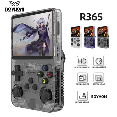 [APP/Taxa Inclusa] Console de Jogos Portátil R36S Tela IPS 3,5 " Com 21 Emuladores #Aliexpress🇨🇳