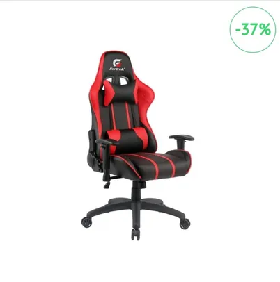 Cadeira Gamer Black Hawk Preta/Vermelha FORTREK | R$950