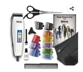 Máquina de Cortar Cabelo Wahl Clipper Color Code 9314-1755 10 Pentes -