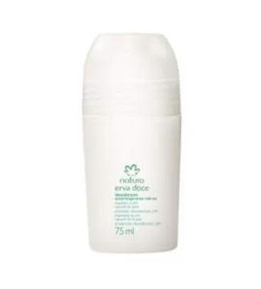 [Natura]  Desodorante Antitranspirante Roll-On Erva Doce - 75ml R$ 16