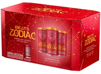 [Magalupay] 3 caixas | Skol Beats Zodiac Elemento Fogo 269ml 8 Unid | R$ 2,87 cada