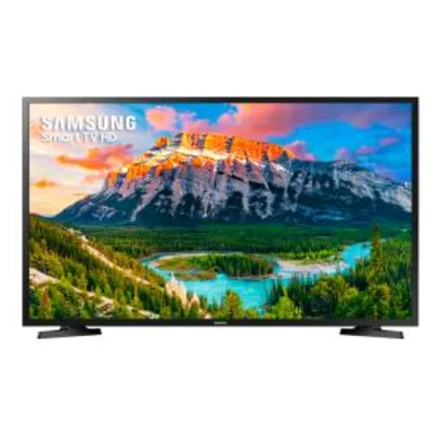 [App Novo Mundo] Smart TV LED 32" Samsung 32J4290 HD com Conversor Digital 2 HDMI 1 USB Wi-Fi 60Hz - Preta por R$ 883
