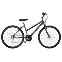 Bicicleta Aro 26 Ultra Bikes Feminina 18 Marchas Freios V-Brake