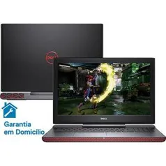 Notebook Dell Inspiron 15 Gaming i15-7567-A20P Intel Core i7 8GB (GeForce GTX 1050TI com 4GB) 1TB Tela 15,6" Full HD - R$ 3900