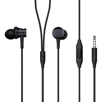 Fone Xiaomi Piston 3 - Original Xiaomi - Fone de Ouvido Versión Fresh P2 MI In-Ear Headphones (Preto), Pequeno