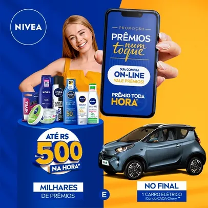 Promoção Prêmios Num Toque - NIVEA