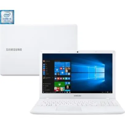 Notebook Samsung Expert X22 Intel Core 7 i5 8GB 1TB Tela LED FULL HD 15,6" Windows 10 - Branco