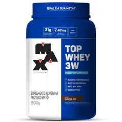 Top Whey 3w Mais Performance 900g Max Titanium