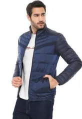 Jaqueta Puffer Jack & Jones Básica Azul - R$150