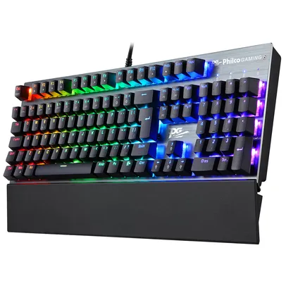 Teclado Mecânico Gamer Philco PKB92 Aluminum Outemu Brown