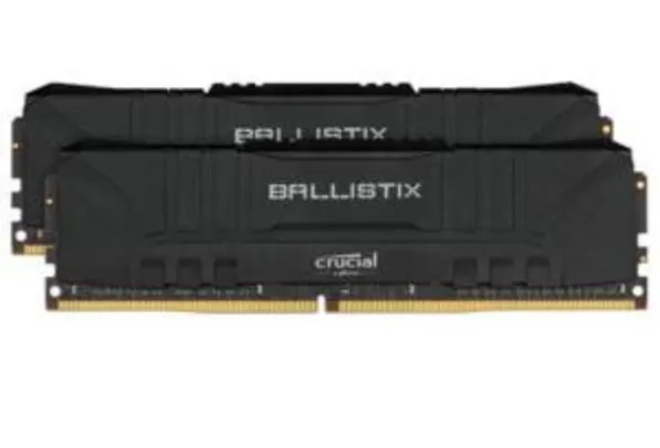 Memória Crucial Ballistix Sport LT, 8 GB (2X4),2400MHz, DDR4, CL16, Preta - BL2K4G24C16U4B