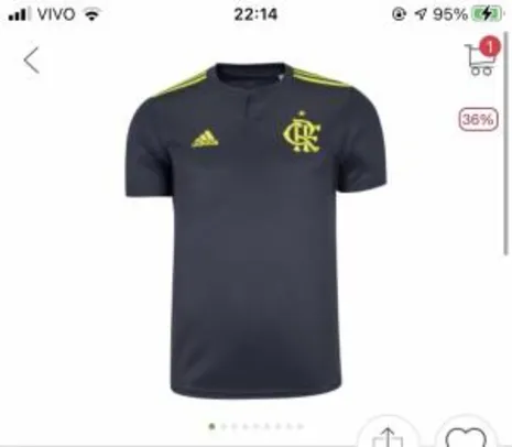 Camisa do Flamengo III 2019 adidas - Masculina R$136
