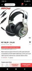 Headset Mpow Eg3 Pro Gaming | R$153