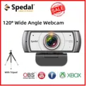 WEBCAM C920 PRO SPEDAL WIDE 120 1080p 30fps