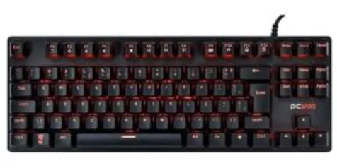 [Prime] TECLADO MECANICO USB KLR OUTEMU BLUE ABNT2 LED VERMELHO 1.8M | R$210