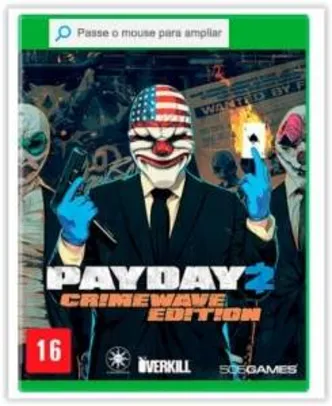 [Submarino] Game Payday 2: Crimewave Edition - Xbox One por R$ 60