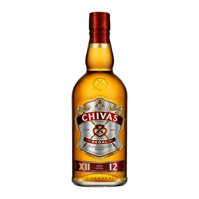 [2 Unidades 88R$ Cada] Whisky Chivas Regal 12 anos Blended Escocês - 750 ml